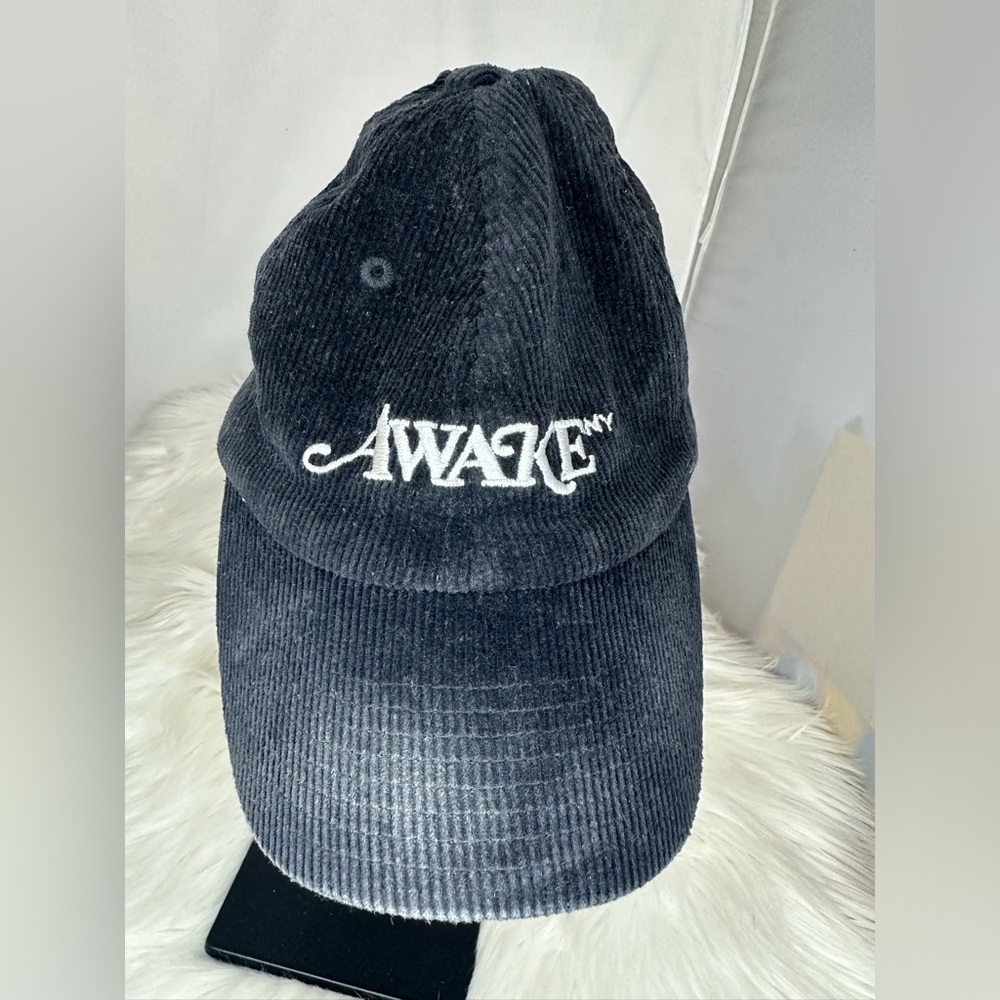 Awake New York NYC Corduroy Midnight Blue Dad Hat Cap